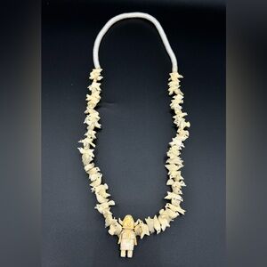Vintage Zuni Style Stacked Fetish Necklace made of Carved Bone.